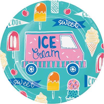 96/Case Luncheon Plate - Tasty Treats - Birthday Party Supplies by Creative Converting