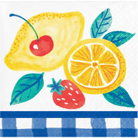 192/Case Beverage Napkin - Fresh Fruits - Party Themes by Creative Converting