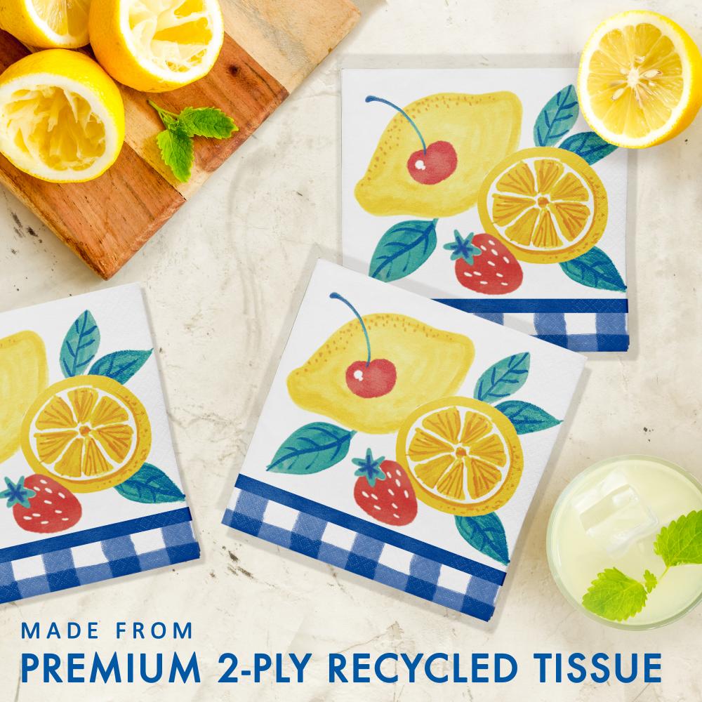 Beverage Napkin - Fresh Fruits Party Decoration