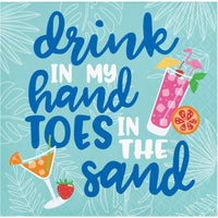 192/Case Beverage Napkin - Summer Sippin' 