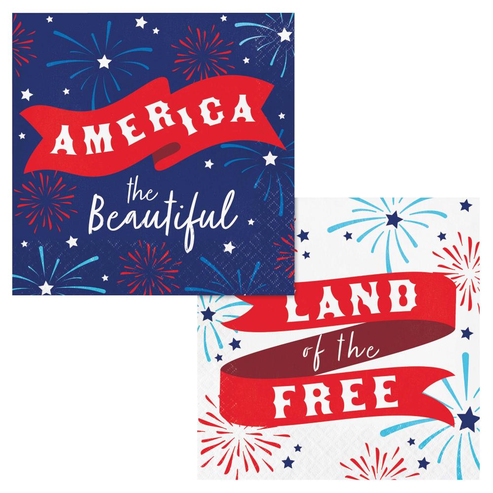 192/Case Luncheon Napkin - Lady Liberty - Patriotic and 4th of July Party Supplies by Creative Converting