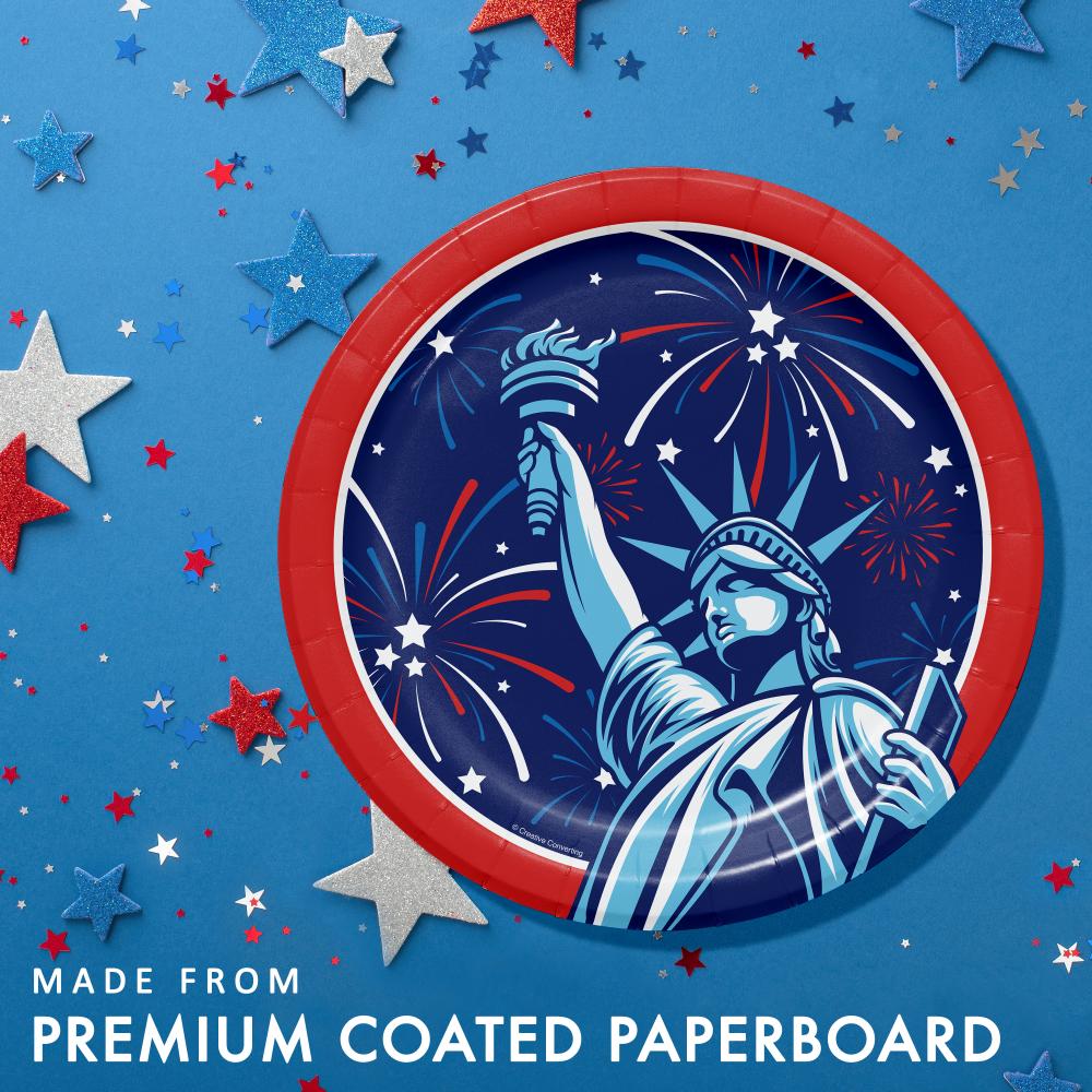 Dinner Plate - Lady Liberty Party Decoration