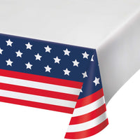 12/Case Paper Tablecover - Peace and Patriotism - Patriotic and 4th of July Party Supplies by Creative Converting