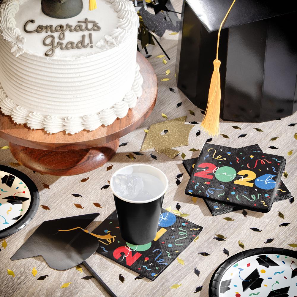 Beverage Napkin - Grad Cap Toss Party Decoration
