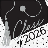 360/Case Luncheon Napkin - Class of 2026 White - Graduation Party Supplies by Creative Converting