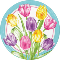 96/Case Luncheon Plate - Trendy Tulips - Party Themes by Creative Converting