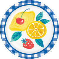96/Case Dinner Plate - Fresh Fruits - Party Themes by Creative Converting
