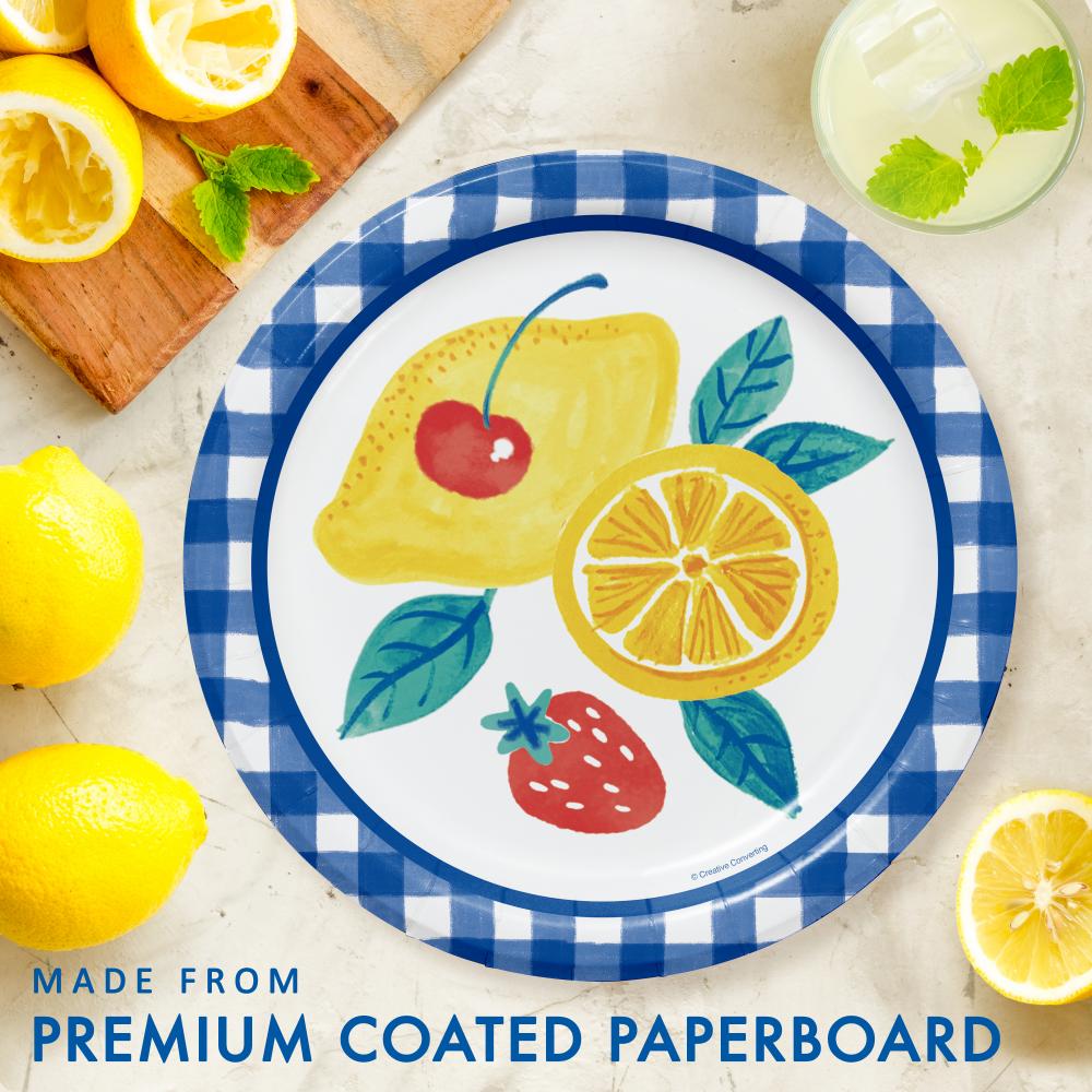 Dinner Plate - Fresh Fruits Party Decoration