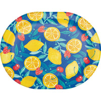 96/Case Oval Platter - Fresh Fruits - Party Themes by Creative Converting
