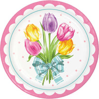 96/Case Dinner Plate - Trendy Tulips - Party Themes by Creative Converting
