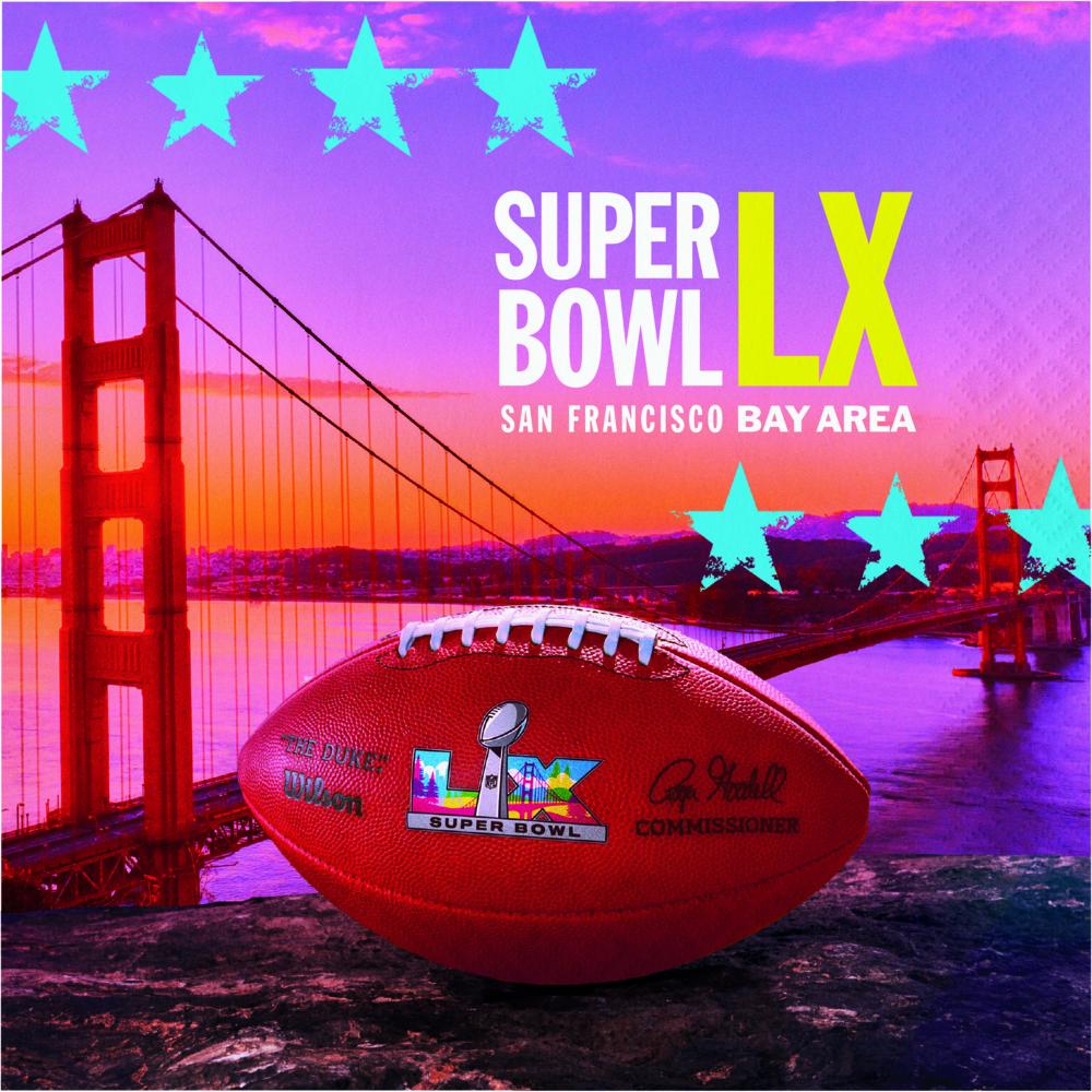 192/Case Luncheon Napkin - Super Bowl LX - Sports Party Supplies by Creative Converting