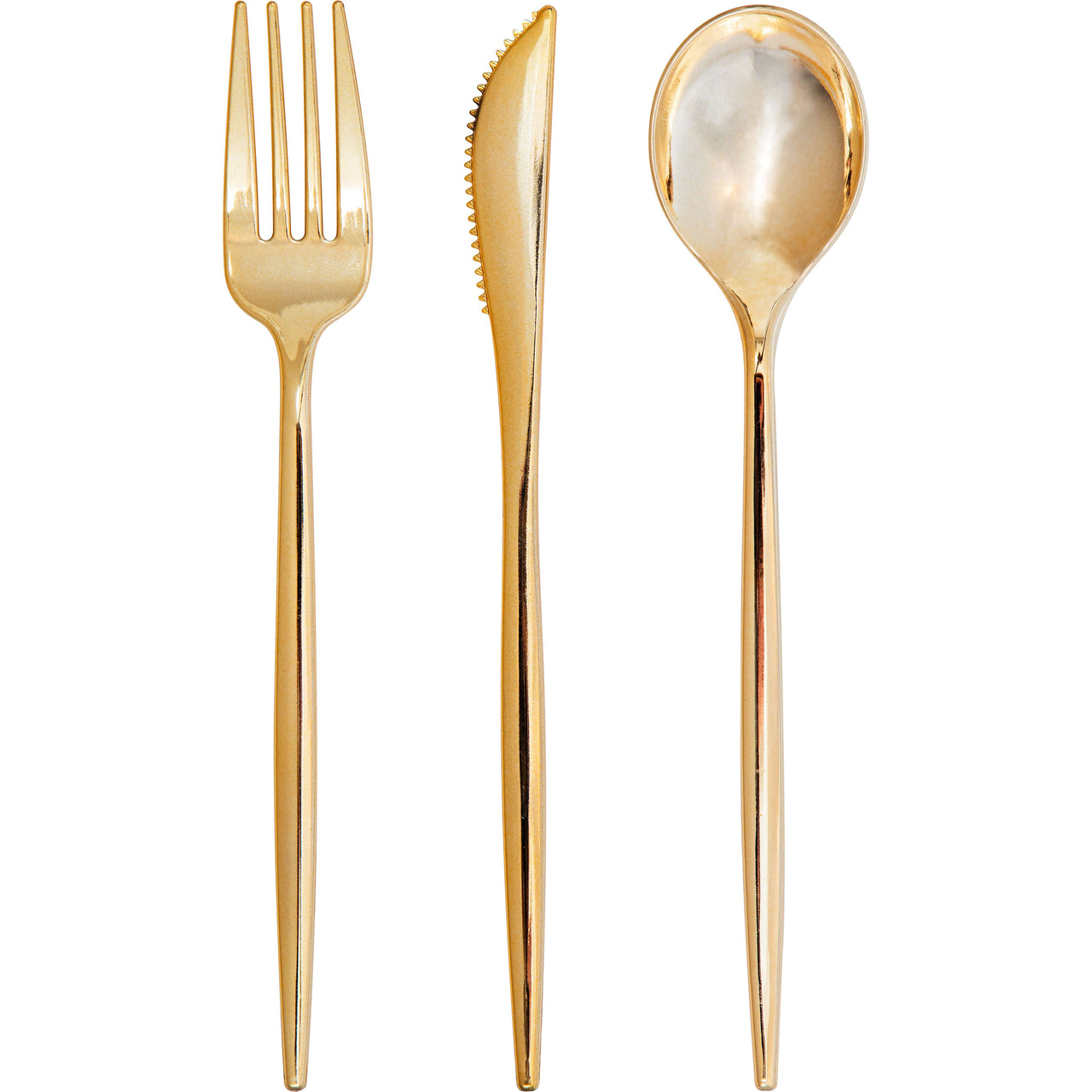 Gold Assorted Plastic Cutlery