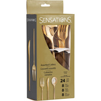 Gold Assorted Plastic Cutlery