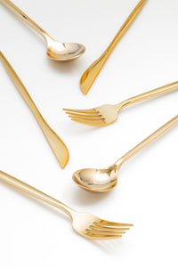 Gold Assorted Plastic Cutlery