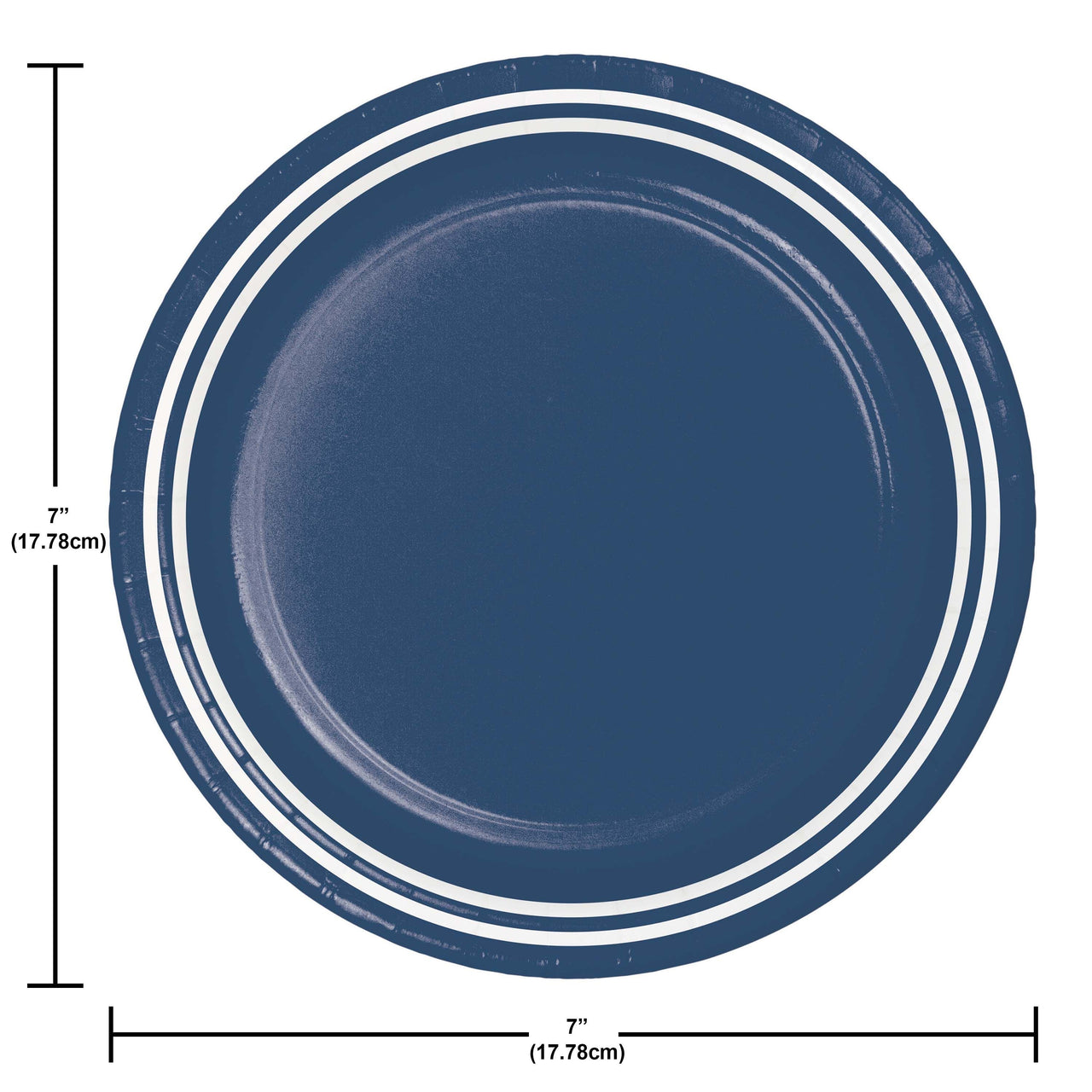 Navy Blue Luncheon Plates 7"