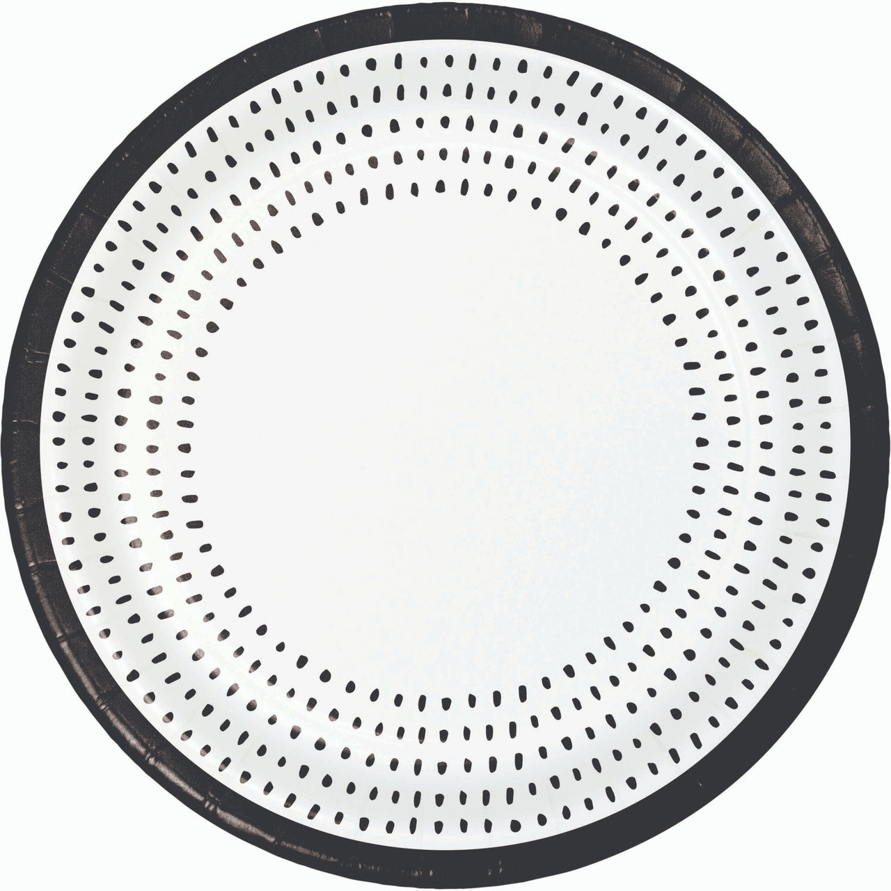 Modern Monochrome Luncheon Plates 7"