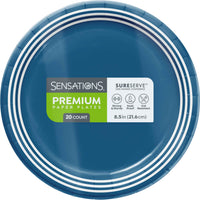 Navy Blue Dinner Plates 8.5