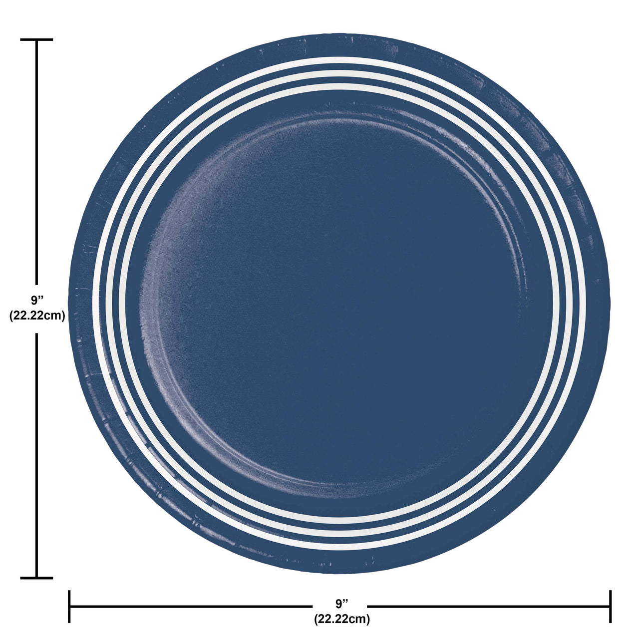 Navy Blue Dinner Plates 8.5"