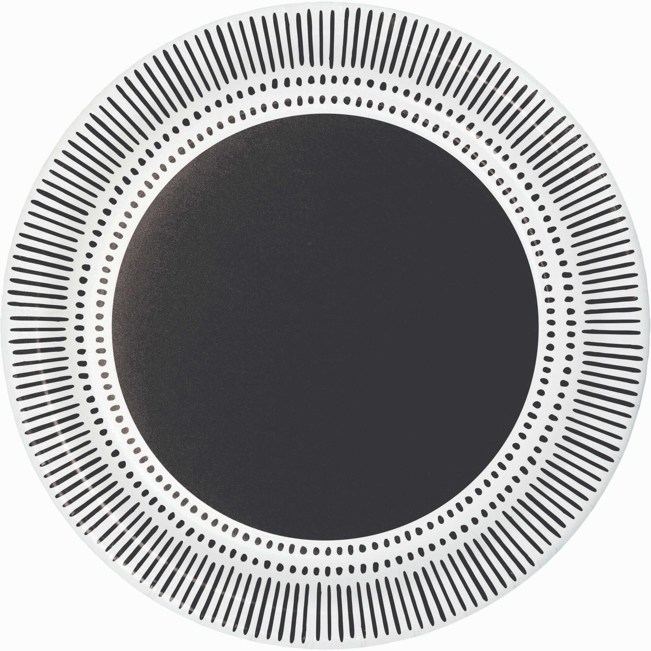 Modern Monochrome Dinner Plates 8.5"