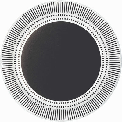 Modern Monochrome Dinner Plates 8.5"
