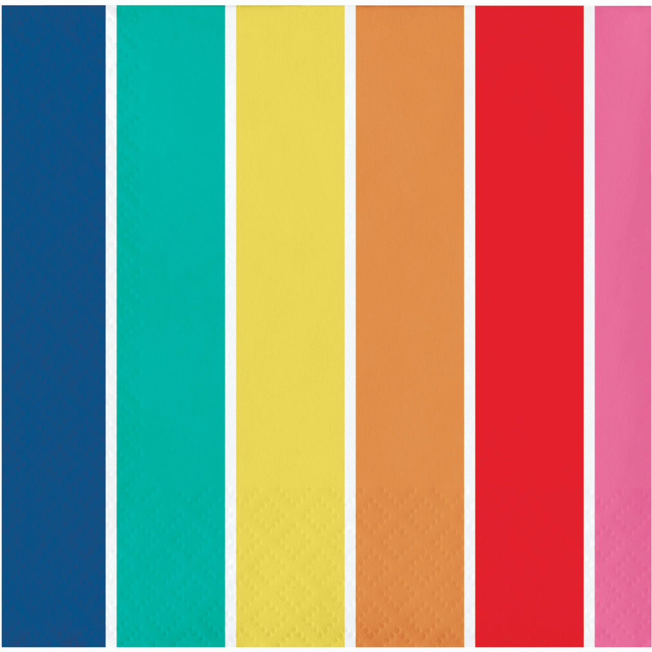 Prismatic Party Beverage Napkins 5" x 5"