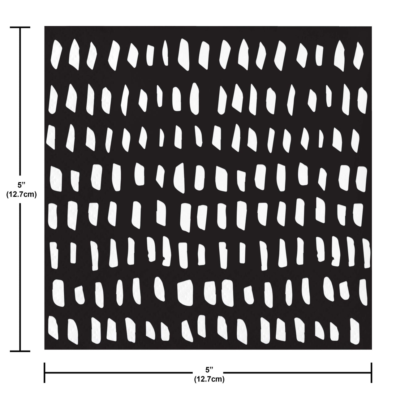 Modern Monochrome Beverage Napkins 5" x 5"
