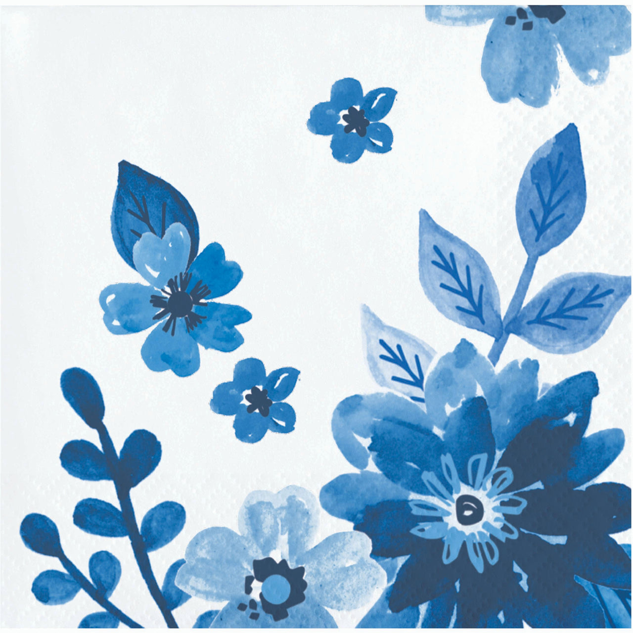 Royal Florals Beverage Napkins 5" x 5"