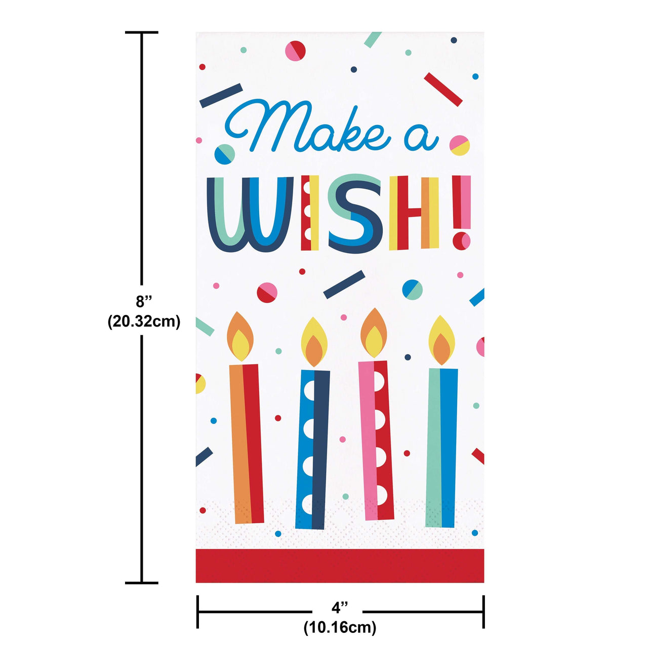 Birthday Bliss Guest Towels 7.75" x 4.5"