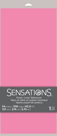 Candy Pink Pp Paper Tablecovers 54