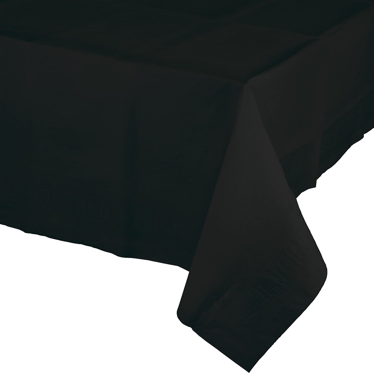 Black Velvet Pp Paper Tablecovers 54" x 108"