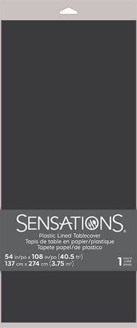 Black Velvet Pp Paper Tablecovers 54