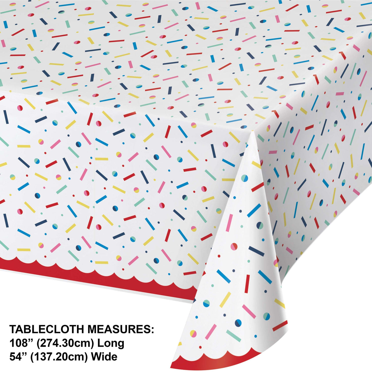 Birthday Bliss Pp Paper Tablecovers 54" x 108"