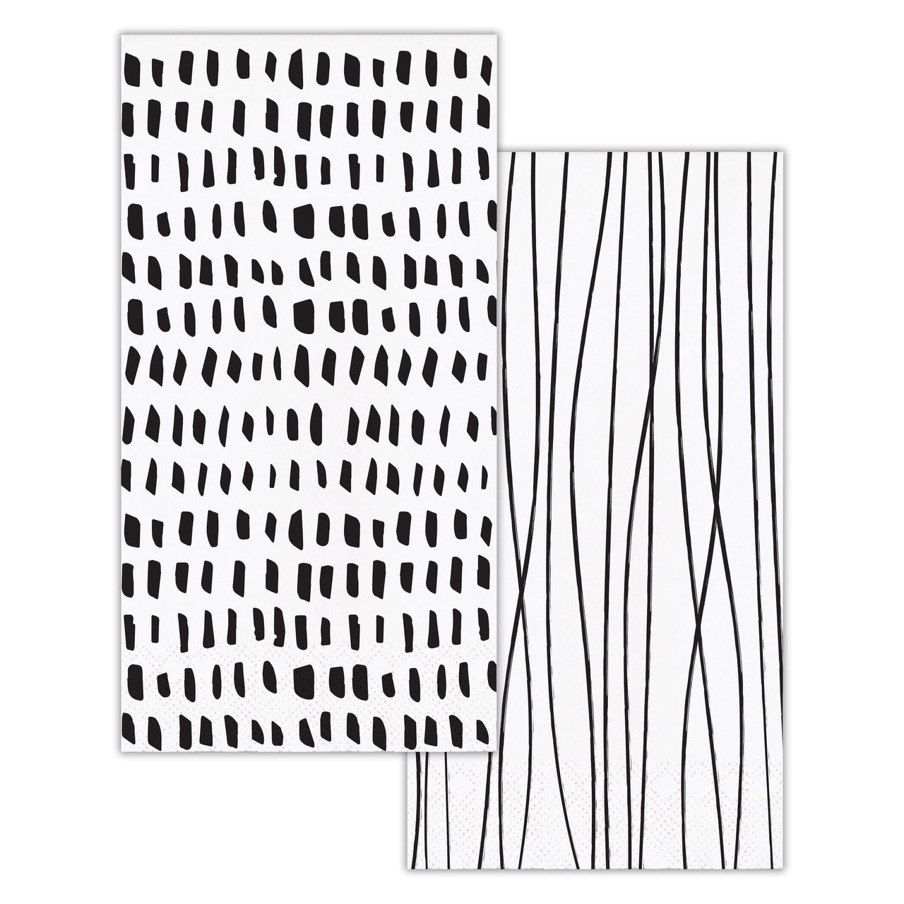 Modern Monochrome Guest Towels 7.75" x 4.5"