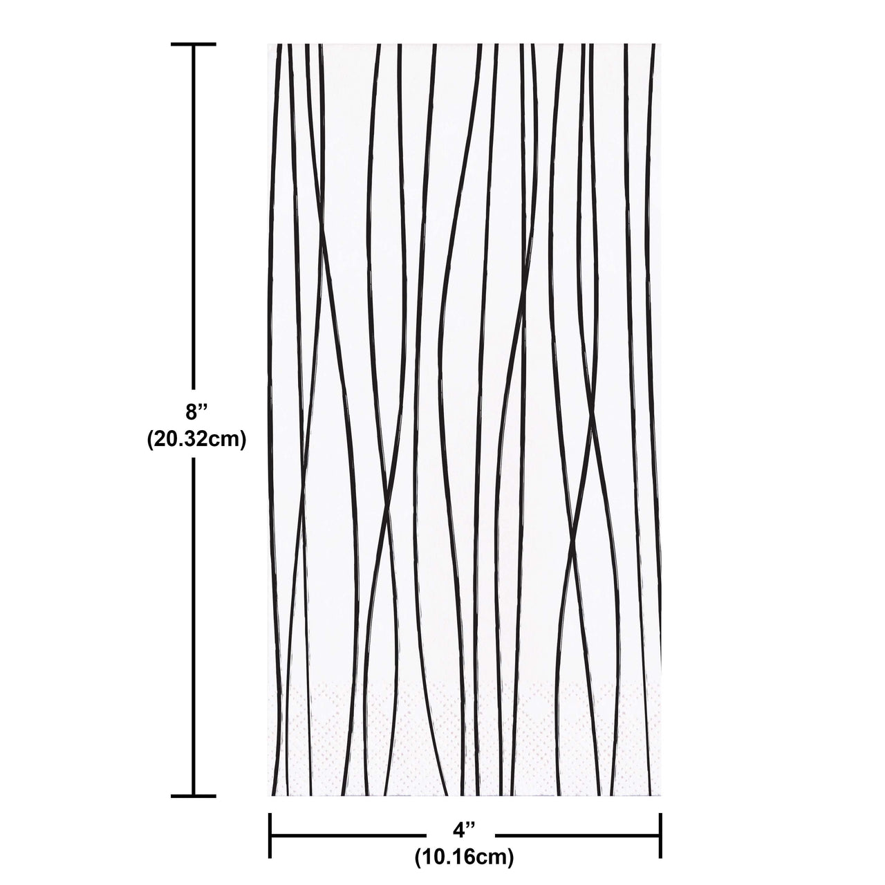 Modern Monochrome Guest Towels 7.75" x 4.5"