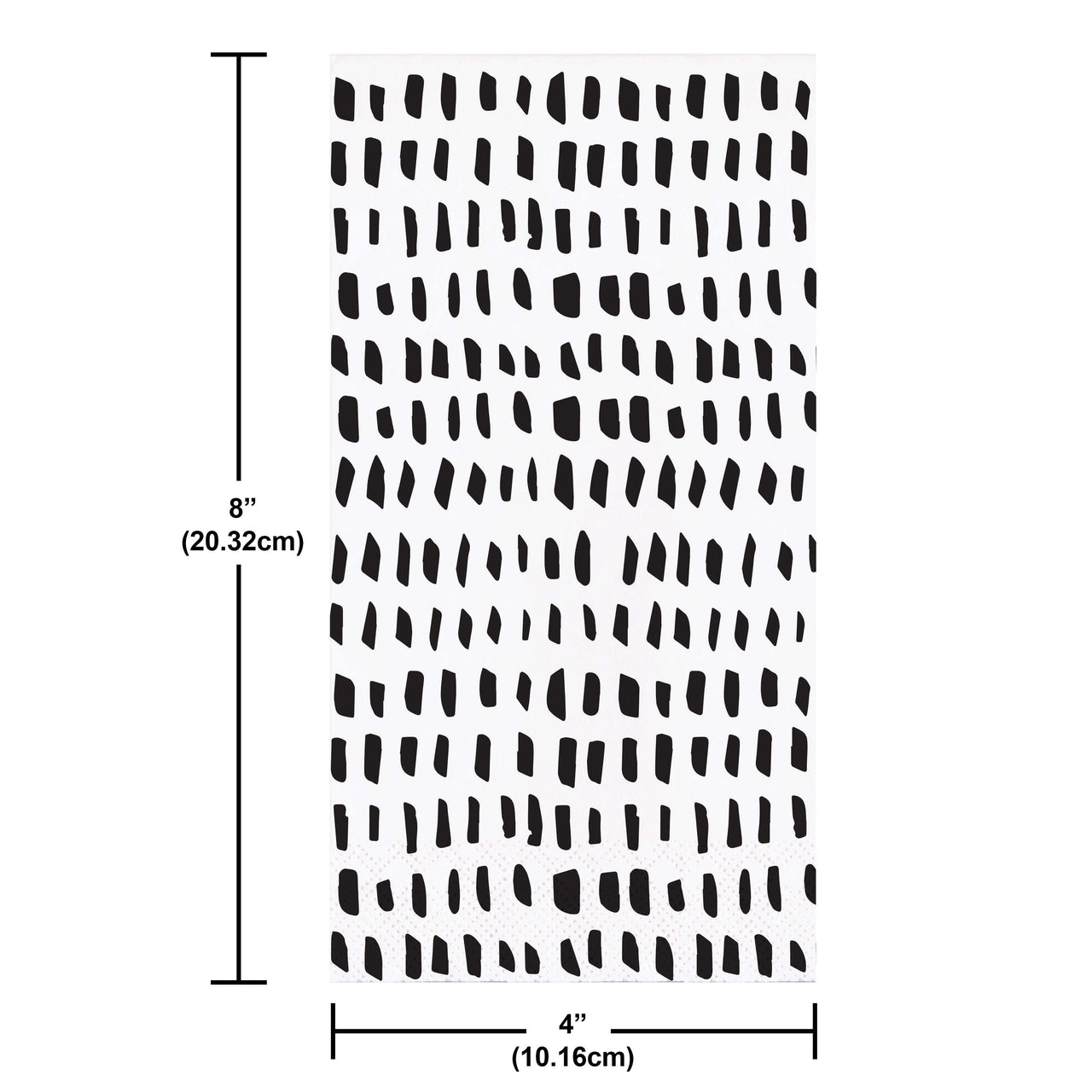 Modern Monochrome Guest Towels 7.75" x 4.5"