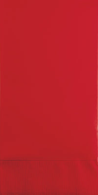 Classic Red Guest Towels 7.75