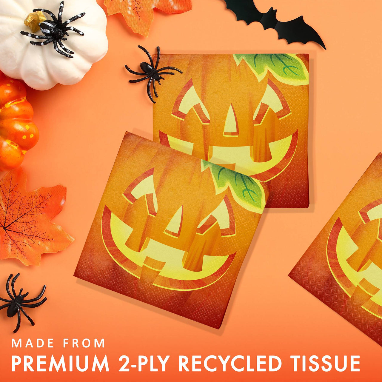 Pumpkin Prowlers Beverage Napkins 5" x 5"