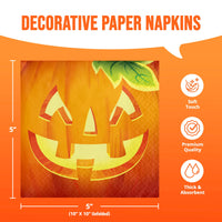 Pumpkin Prowlers Beverage Napkins 5