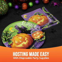 Pumpkin Prowlers Luncheon Napkins 6.5