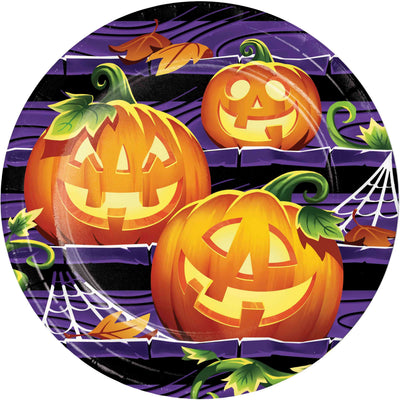 Pumpkin Prowlers Luncheon Plates 7"