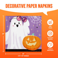 Frightful Friends Beverage Napkins 5
