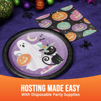 Frightful Friends Luncheon Napkins 6.5