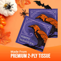 Happy Haunting Luncheon Napkins 6.5