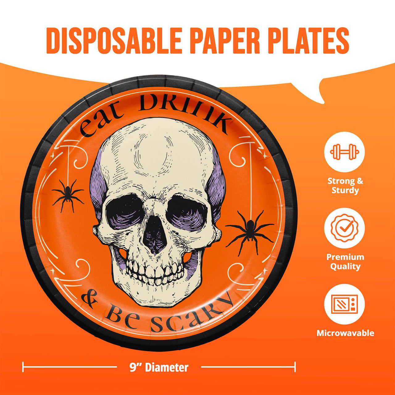 Happy Haunting Dinner Plates 9"