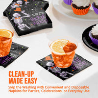 Radiant Reaper Let's Skelebrate Beverage Napkins 5
