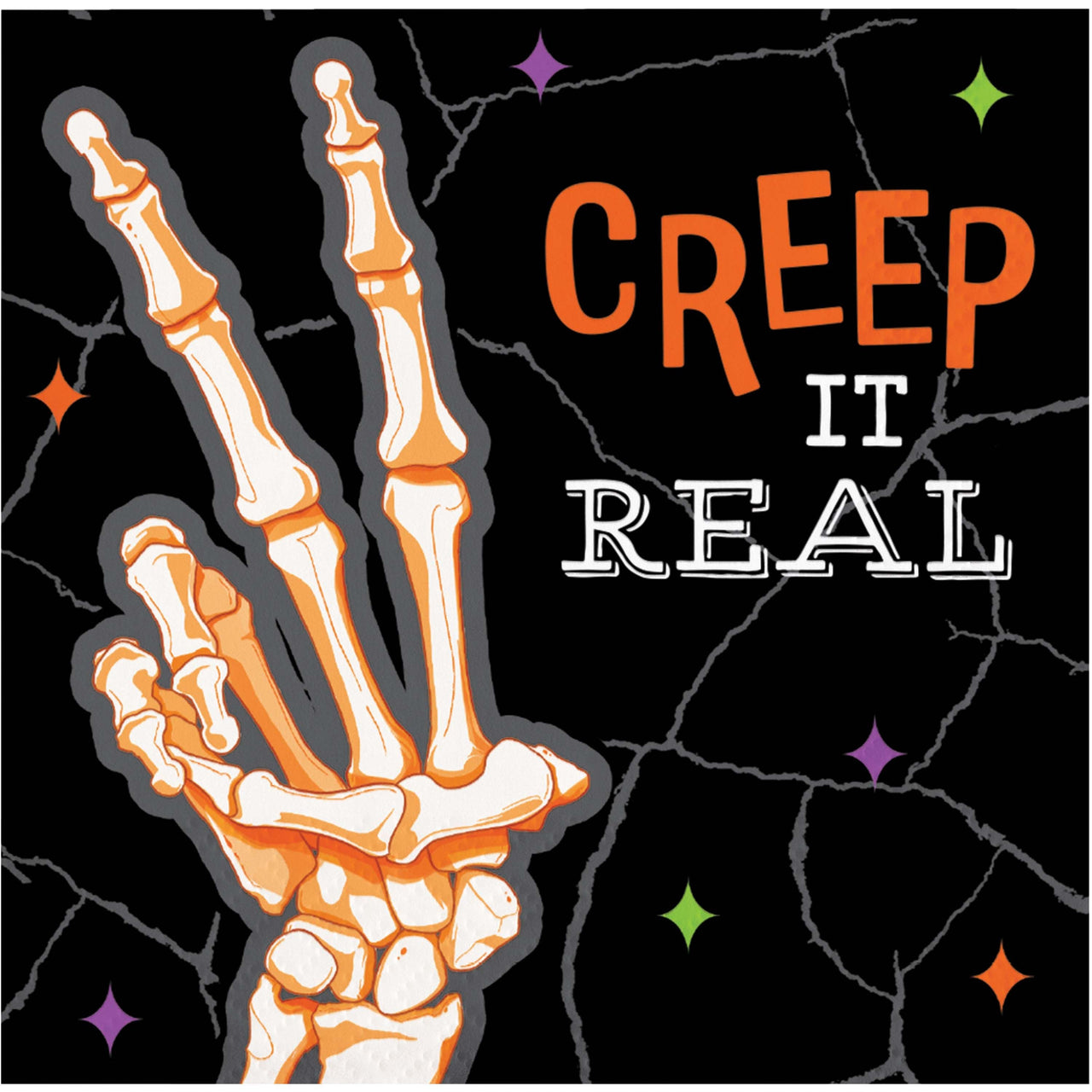 Radiant Reaper Creep It Real Beverage Napkins 5" x 5"