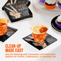 Radiant Reaper Creep It Real Beverage Napkins 5