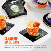 Radiant Reaper Bone Appetit Beverage Napkins 5