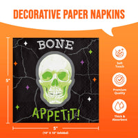 Radiant Reaper Bone Appetit Beverage Napkins 5