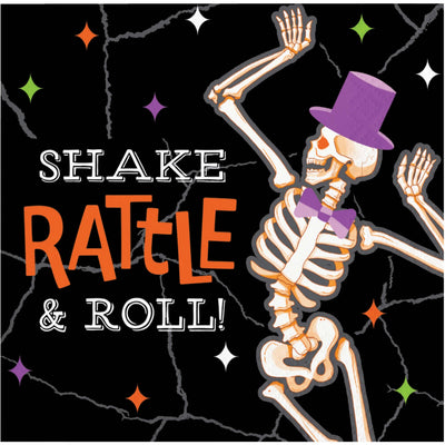 Radiant Reaper Shake Rattle Roll Beverage Napkins 5" x 5"